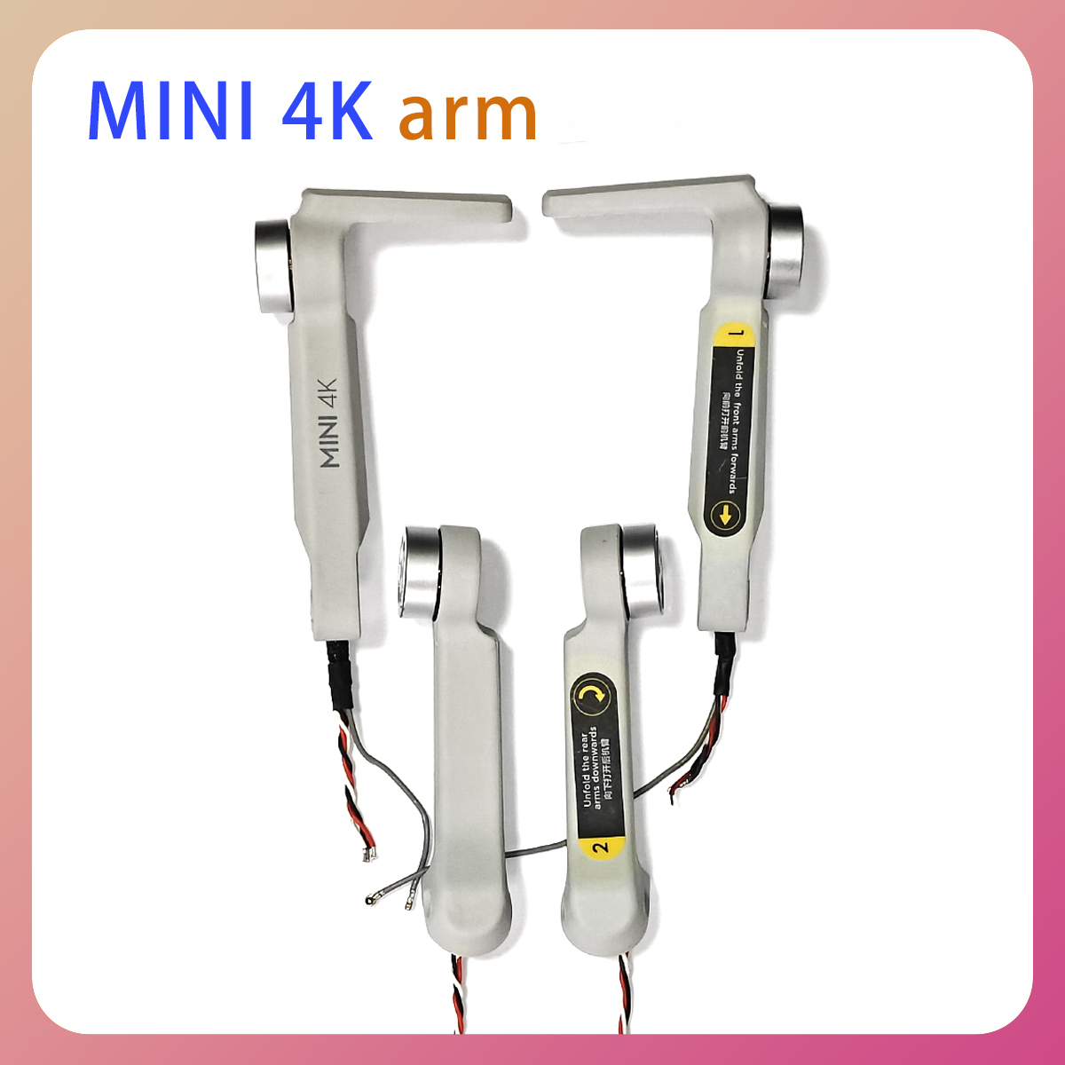 Drone Arm - Original DJI Mini 4K แขนหลังด้านหน้าซ้ายขวา รวมมอเตอร์