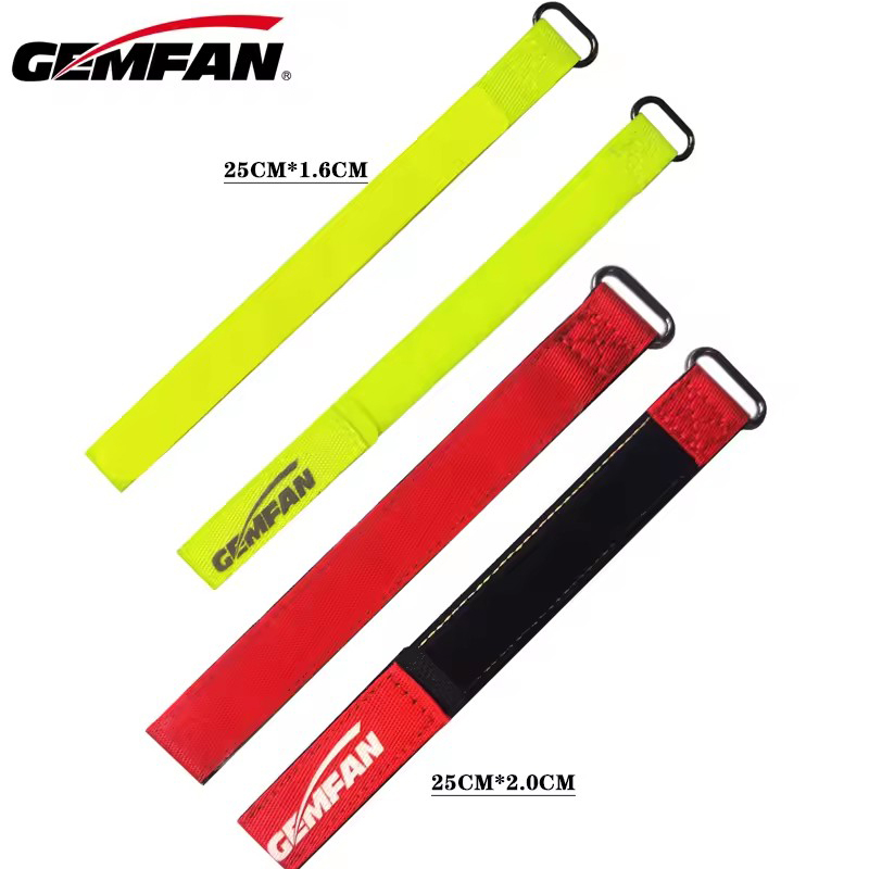 Drone Battery Strap - 2PCS Gemfan ความแข็งแรงสูง Anti Skid ทอแบตเตอรี่