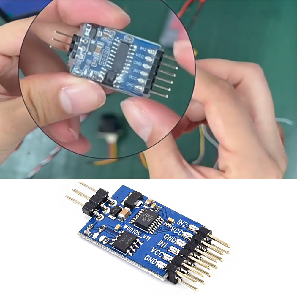 Drone Receiver - 5.8G 3 ช่องวิดีโอสวิตช์เชอร์โมดูลสวิตช์วิดีโอ 3 ทางเข้ากันได้กับกล้อง RC