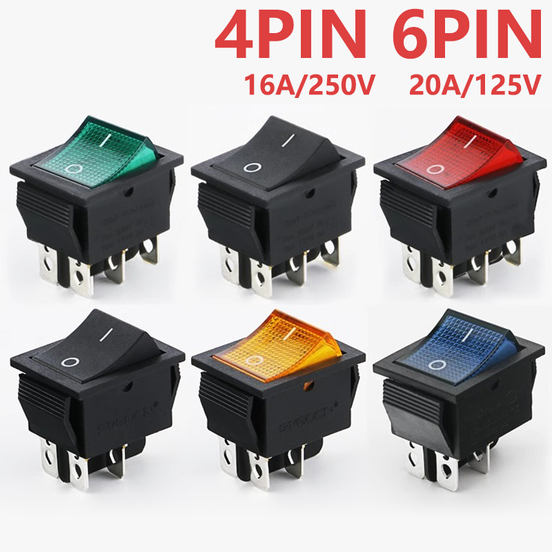 Drone Buzzer - KCD4 Rocker สวิทช์ ON OFF พร้อม
