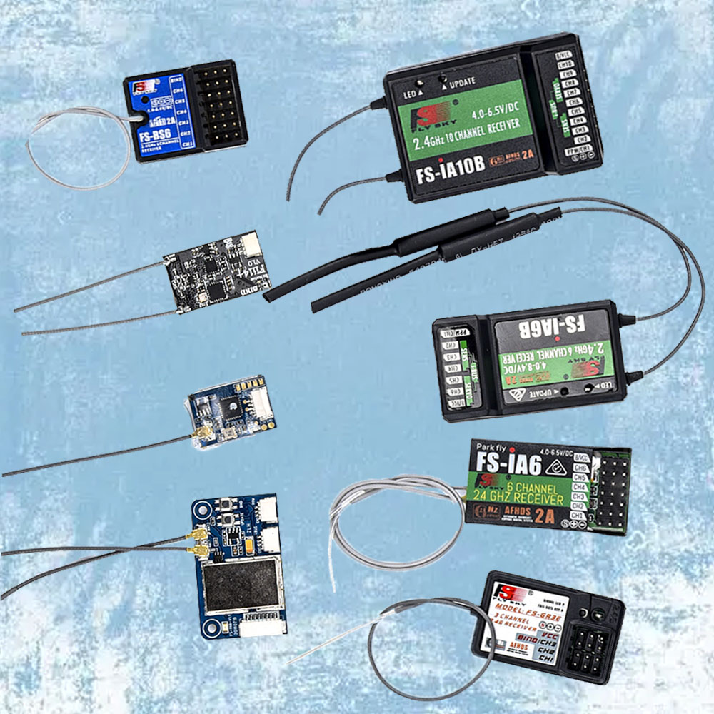 Drone Receiver - ฟลายสกาย RC รีซีฟเวอร์ FS-IA6 IA6B IA10B