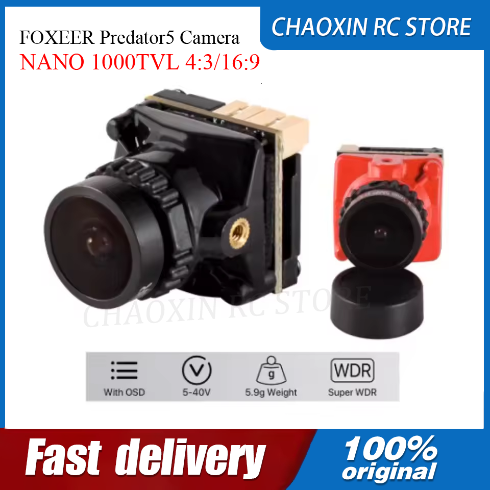 Drone Camera - กล้อง FOXEER Predator5 NANO 1000TVL อัตราส่วนภาพ