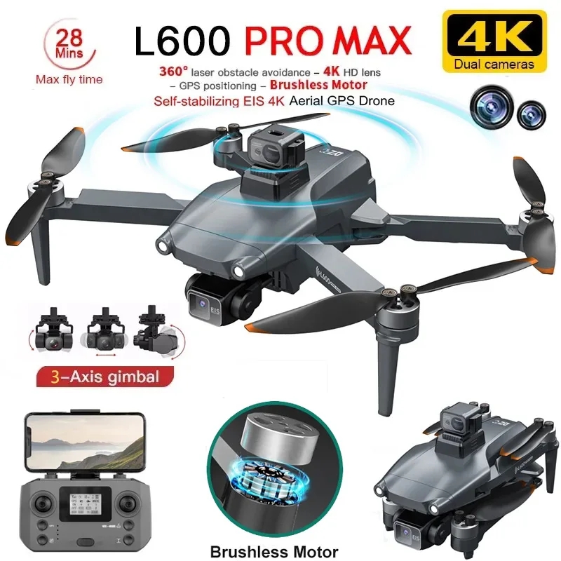 Drone Gps Mount - L600 PRO MAX GPS Drone Professional