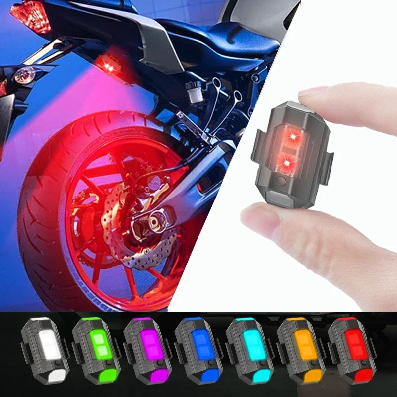 Drone Led Light - ไฟรถจักรยานยนต์ Drone Strobe Light USB LED