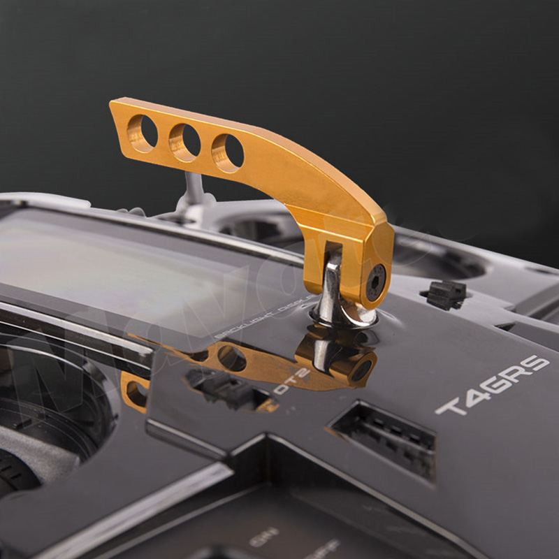Drone Battery Strap - อลูมิเนียมอัลลอยด์แนวตั้งแนวนอน3-Hole Transmitterสายคล้องคอBalancerสำหรับRC Drone Quadcopterรีโมทคอนโทรล