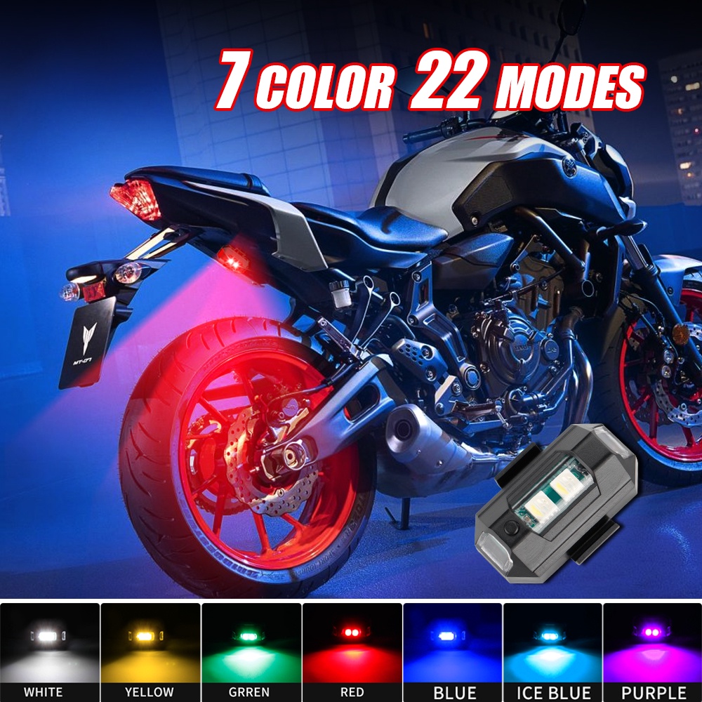 Drone Led Light - 1PC 7 สี Mini USB ชาร์จ