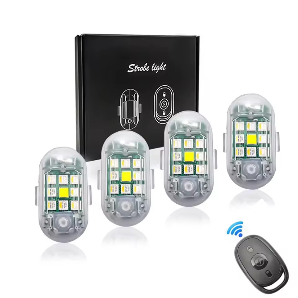 ไฟ LED สโตรบไร้สายแบบรีโมทคอนโ - Drone Led Light บทวิจารณ์และราคา