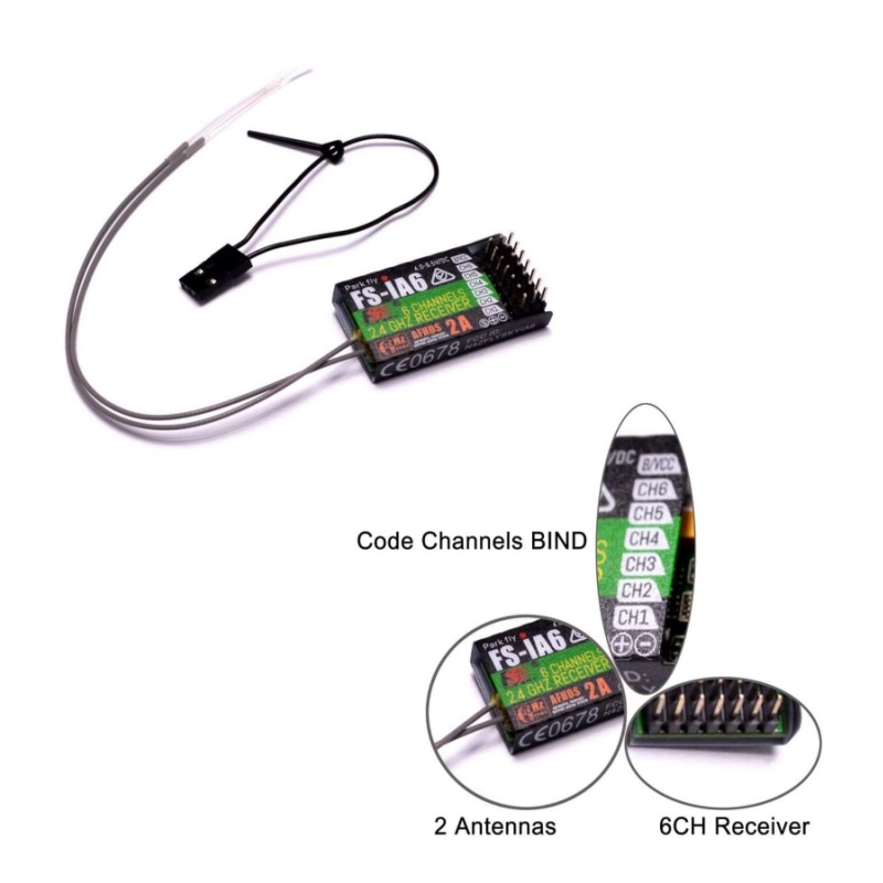 ฟลายสกาย FS-IA6 ตัวรับสัญญาณ 6 - Drone Antenna บทวิจารณ์และราคา