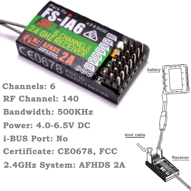 ฟลายสกาย FS-IA6 ตัวรับสัญญาณ 6 - Drone Antenna บทวิจารณ์และราคา
