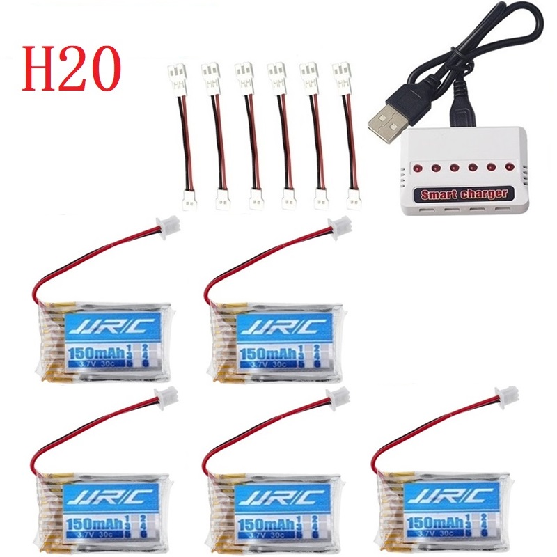 แบตเตอรี่แท้ JJRC H20 3.7V 150 - Drone Charger บทวิจารณ์และราคา