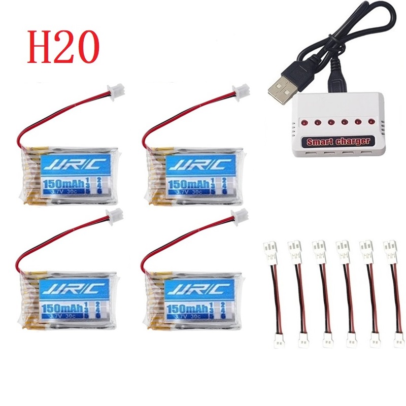 แบตเตอรี่แท้ JJRC H20 3.7V 150 - Drone Charger บทวิจารณ์และราคา