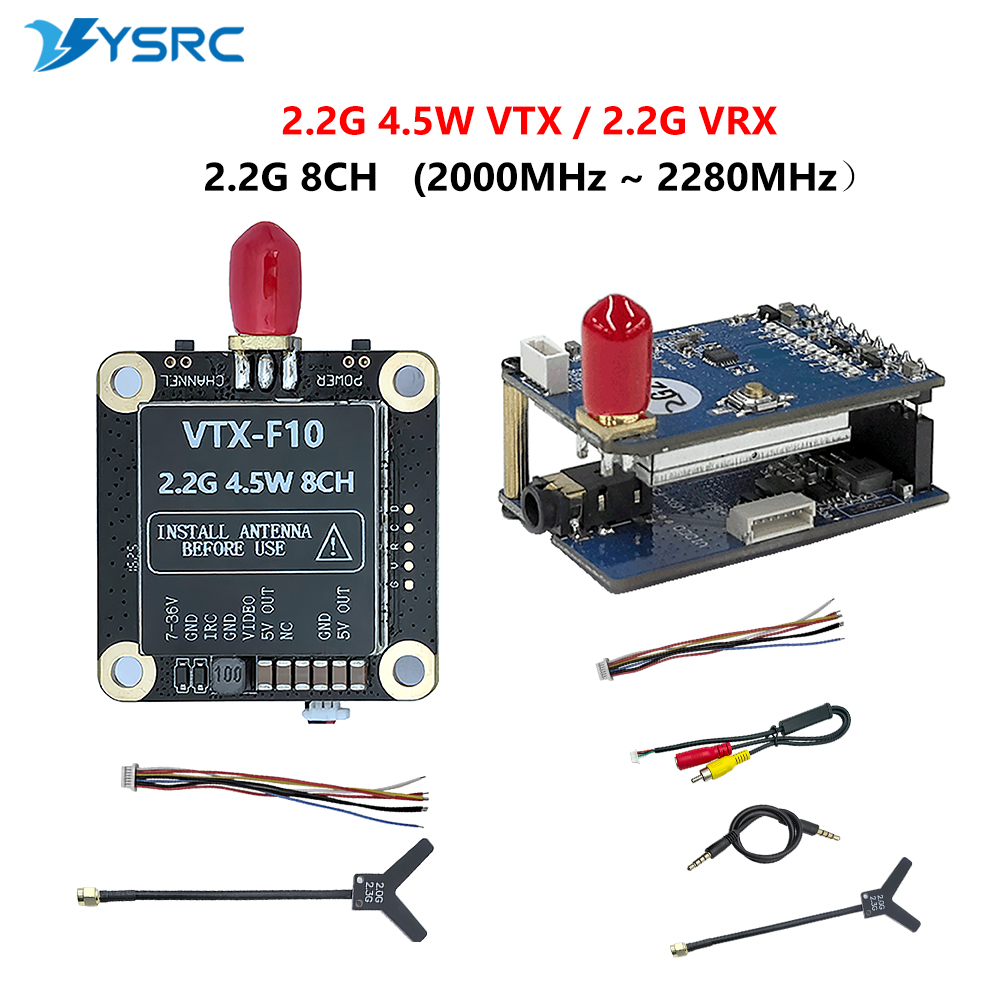 2.0-2.2G 4.5W VTX 8CH FPV เครื - Drone Transmitter บทวิจารณ์และราคา