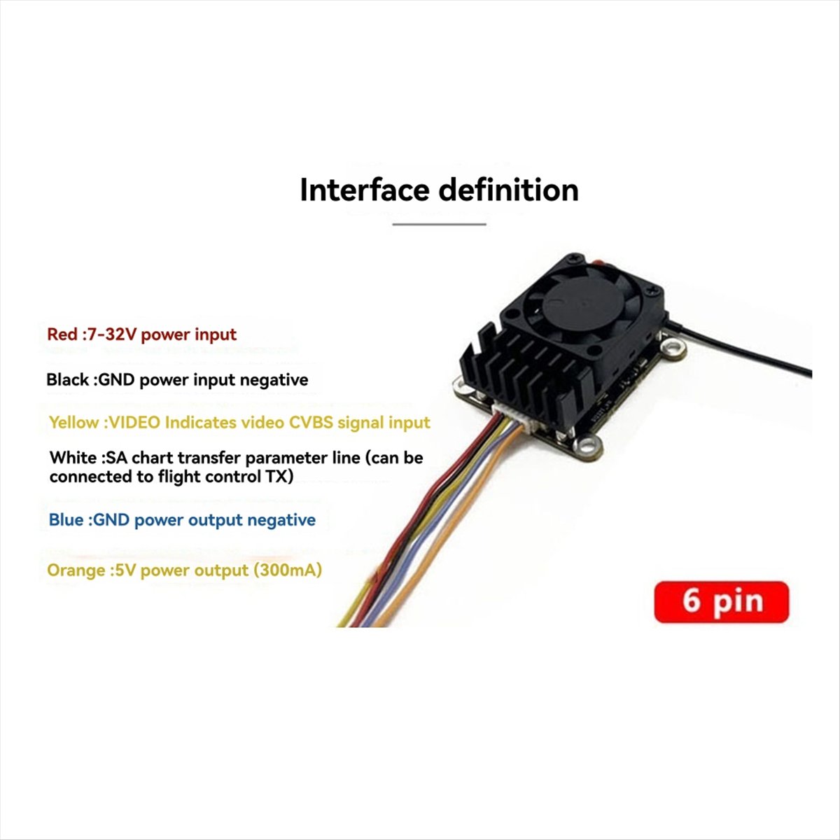5.8G 2W VTX 2000mW โมดูลส่งสัญ - Drone Transmitter บทวิจารณ์และราคา