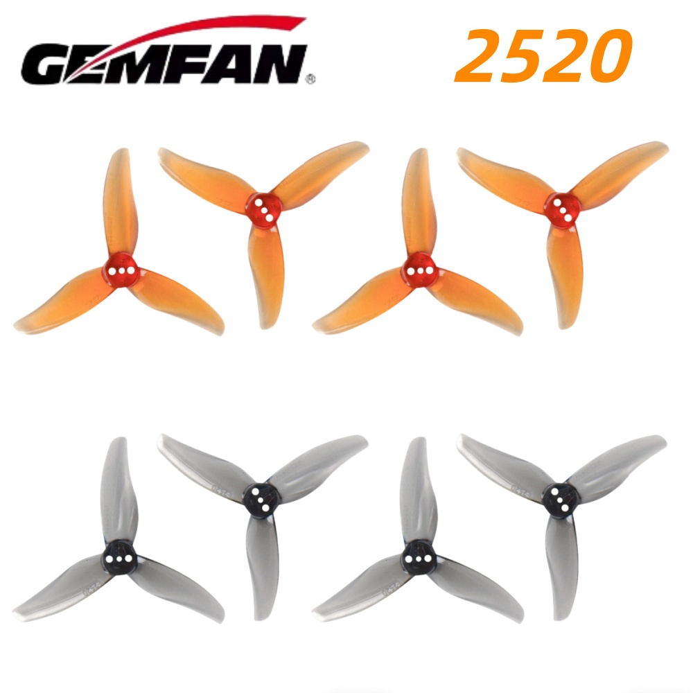 4 คู่เจมแฟน ฮิวริเคน 2520 2.5X - Drone Propeller บทวิจารณ์และราคา