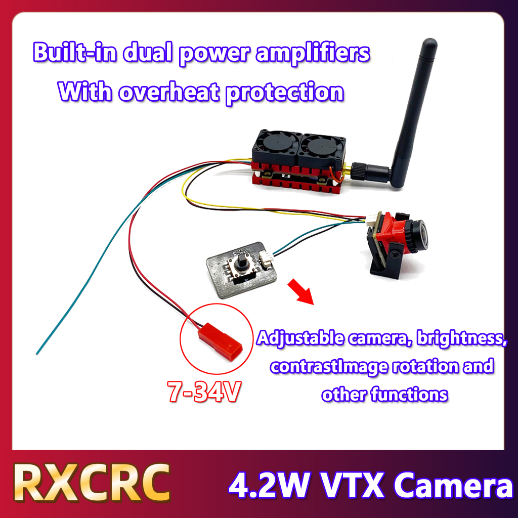 RXCRC 5.8G 48CH 4.2W VTX เครื่ - Drone Transmitter บทวิจารณ์และราคา
