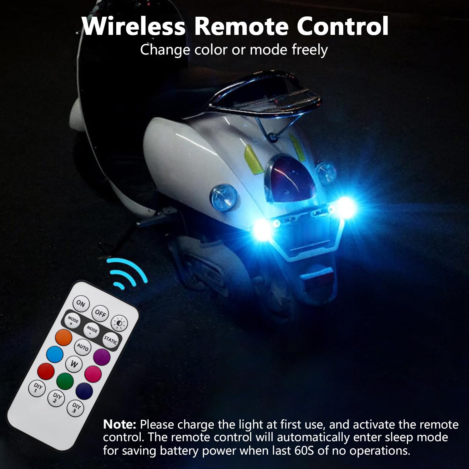 ไฟสโตรบ LED 4 ชิ้น พร้อมรีโมทค - Drone Led Light บทวิจารณ์และราคา