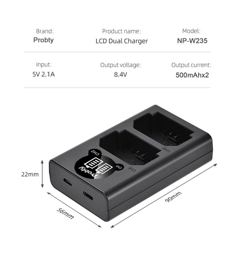 แบตเตอรี่ 2200mAh NP-W235 พร้อ - Drone Camera บทวิจารณ์และราคา