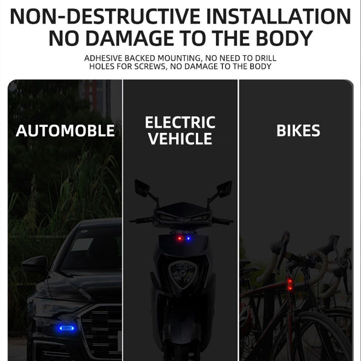 ไฟสัญญาณเตือนกันขโมยพลังงานแสง - Drone Led Light บทวิจารณ์และราคา