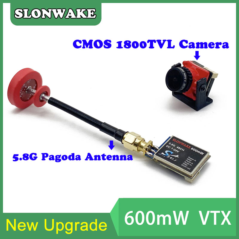 พร้อมใช้งาน 5.8G 48CH 600mW เค - Drone Transmitter บทวิจารณ์และราคา