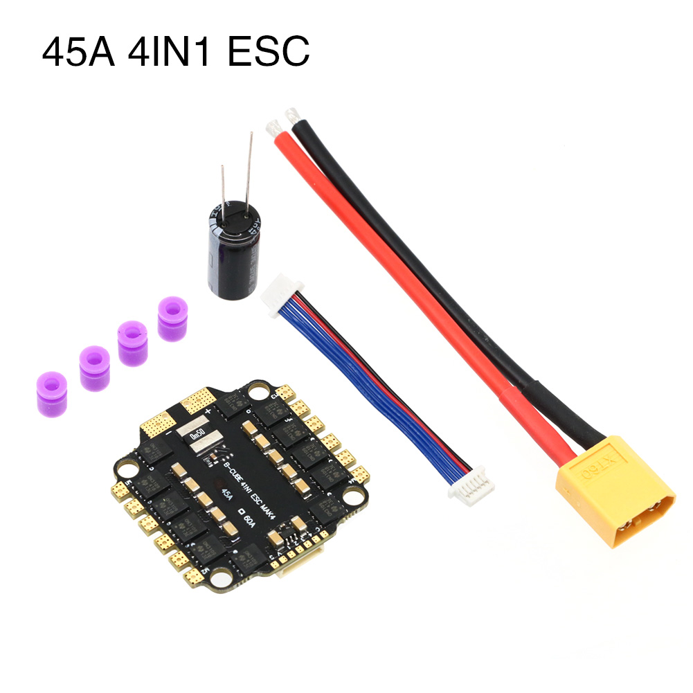 UAngel 4IN1 45A 60A ESC BLHELI - Drone Esc บทวิจารณ์และราคา