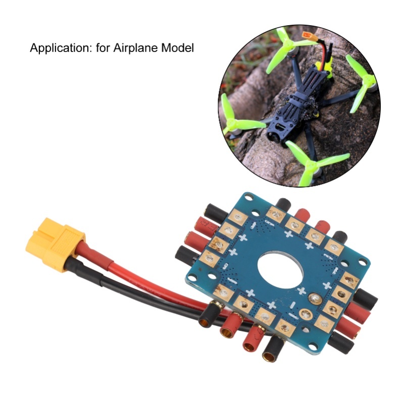 บอร์ดเชื่อมต่อแผงจ่ายไฟ ESC พร - Drone Power Distribution Board บทวิจารณ์และราคา