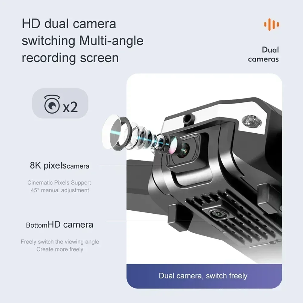 โดรน G6 Pro 8K กล้องคู่, 5G GP - Drone Gps Mount บทวิจารณ์และราคา
