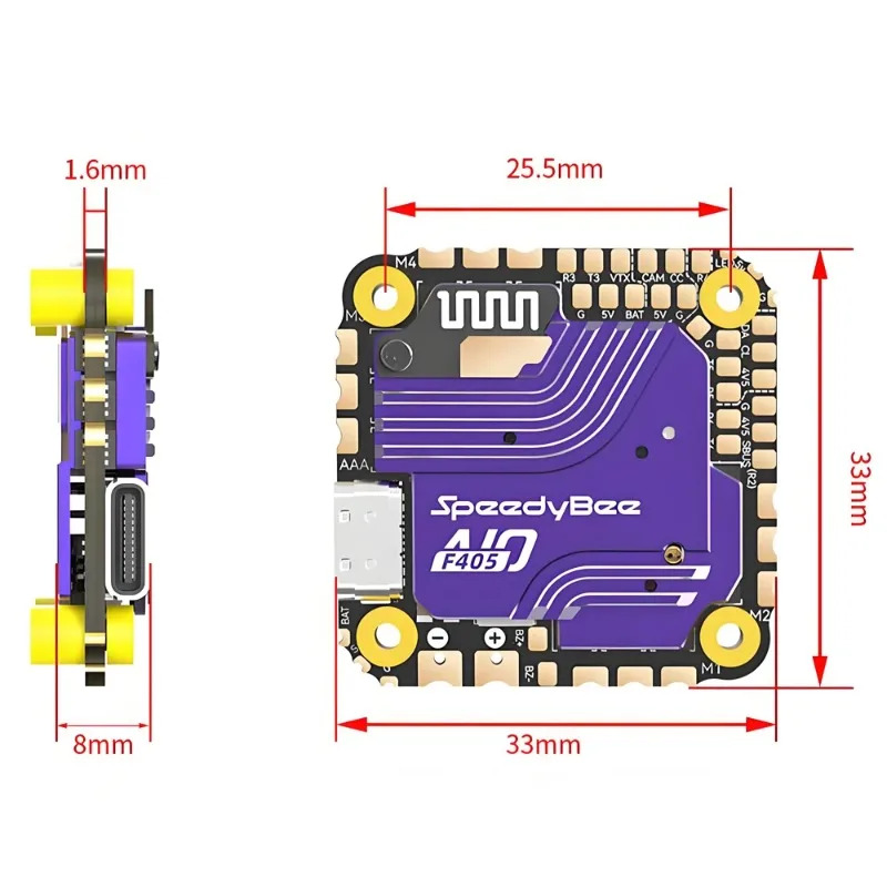 SpeedyBee F405 AIO Flight Cont - Drone Esc บทวิจารณ์และราคา