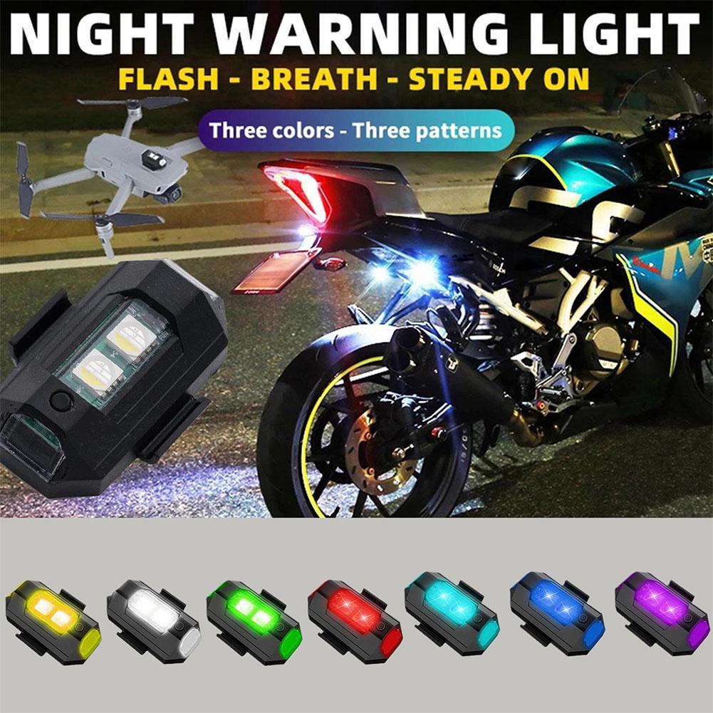 2 ชิ้น Mini LED Strobe ไฟตกแต่ - Drone Led Light บทวิจารณ์และราคา