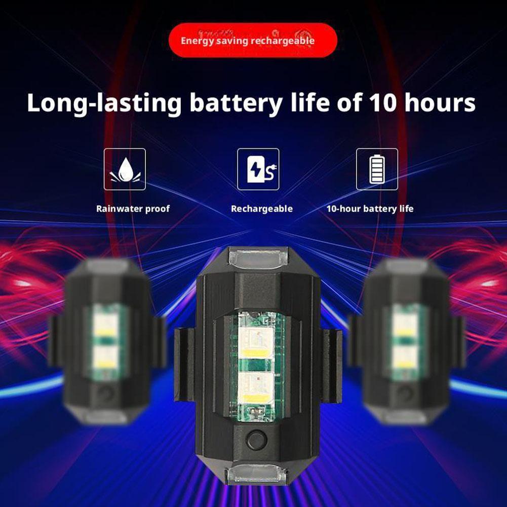 2 ชิ้น Mini LED Strobe ไฟตกแต่ - Drone Led Light บทวิจารณ์และราคา