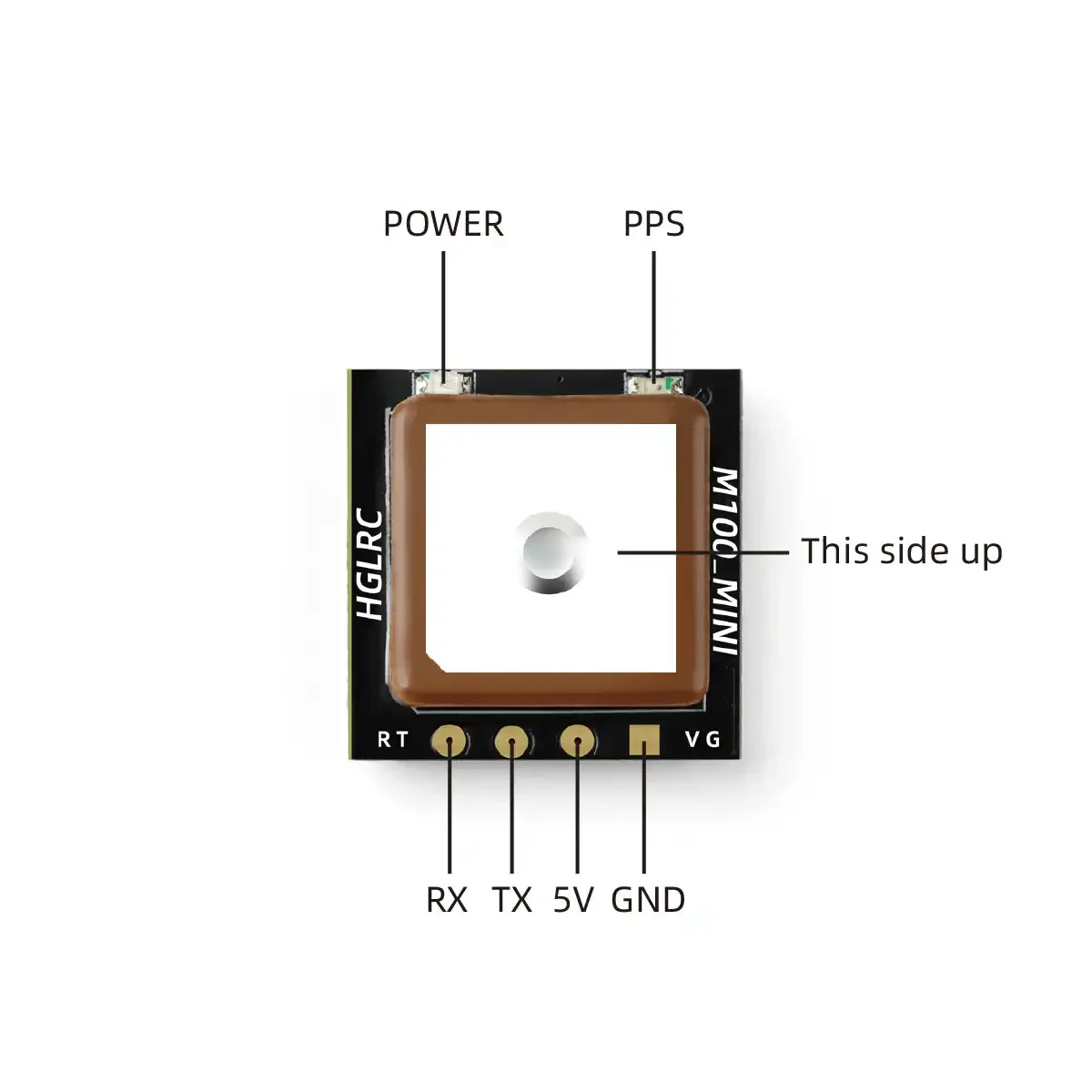 HGLRC M100 MINI GPS โมดูล M10  - Drone Gps Module บทวิจารณ์และราคา