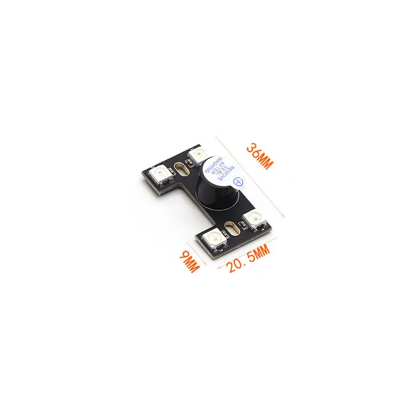 2PCS 5V WS2812B ไฟท้าย LED ในต - Drone Buzzer บทวิจารณ์และราคา